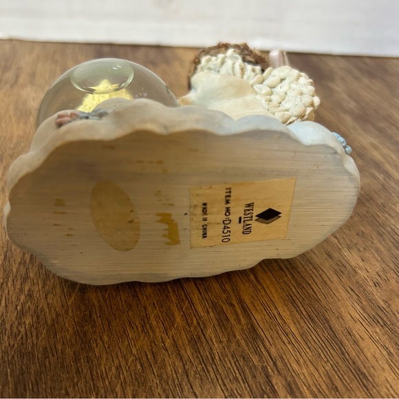 Vintage Westland Dreamsicles Snow Globe Cherub Angel & Cat Praying 90’s Figurine - Picture 6 of 8